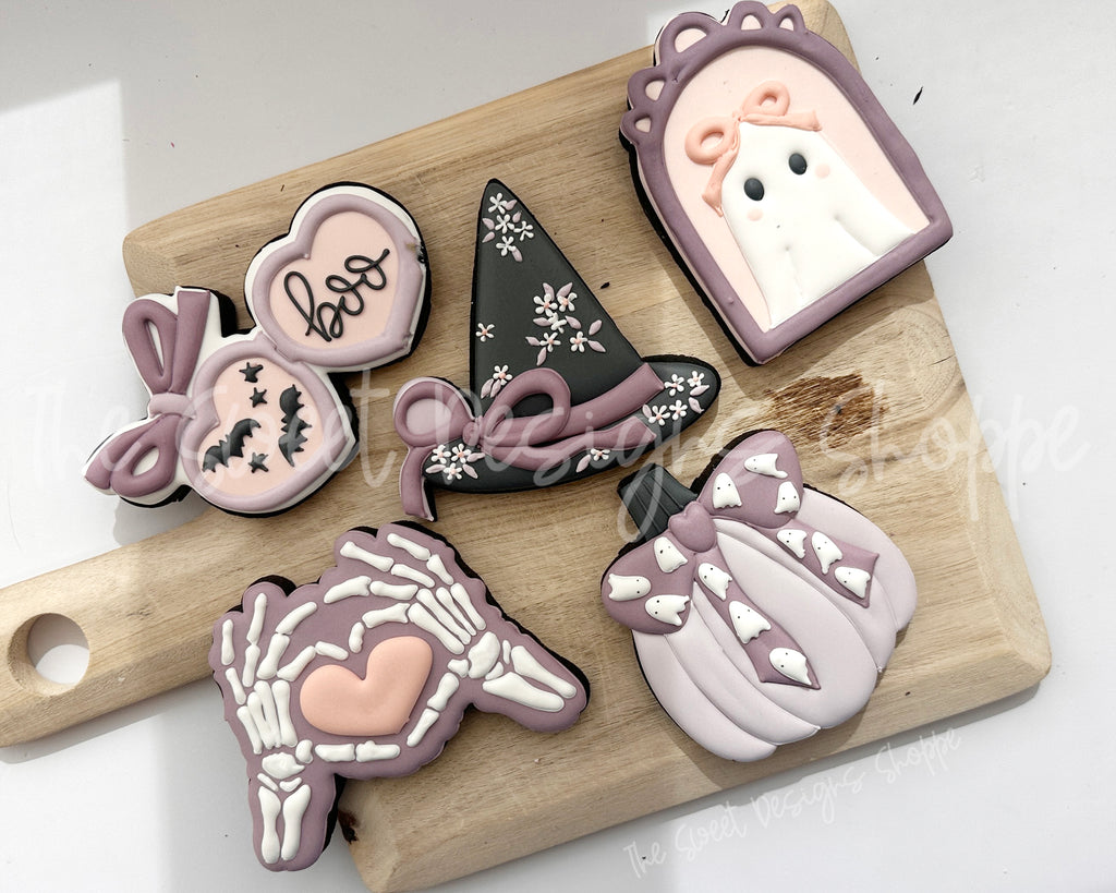 Cookie Cutters - Halloween & Love Cookie Cutter Set - Set of 5 - Cookie Cutters - The Sweet Designs Shoppe - TSDS - - ALL,Cookie Cutter,Ghost,halloween,Promocode,regular sets,set,STL