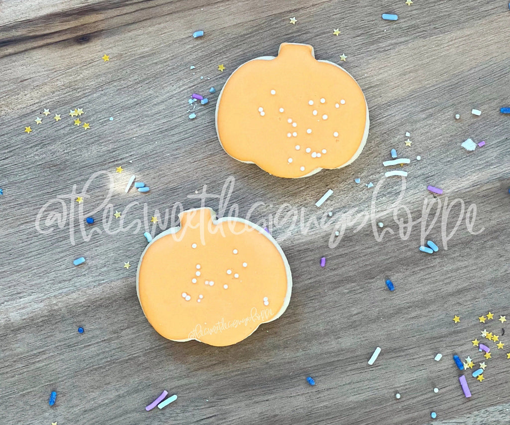 Cookie Cutters - Halloween Pumpkin Frosted Cracker - Cookie Cutter - The Sweet Designs Shoppe - - ALL, Autumn, Cookie Cutter, cracker, Fall, Fall / Halloween, Fall / Thanksgiving, Frosted Cracker, Fruits and Vegetables, Halloween, Promocode, Pumpkin, thanksgiving