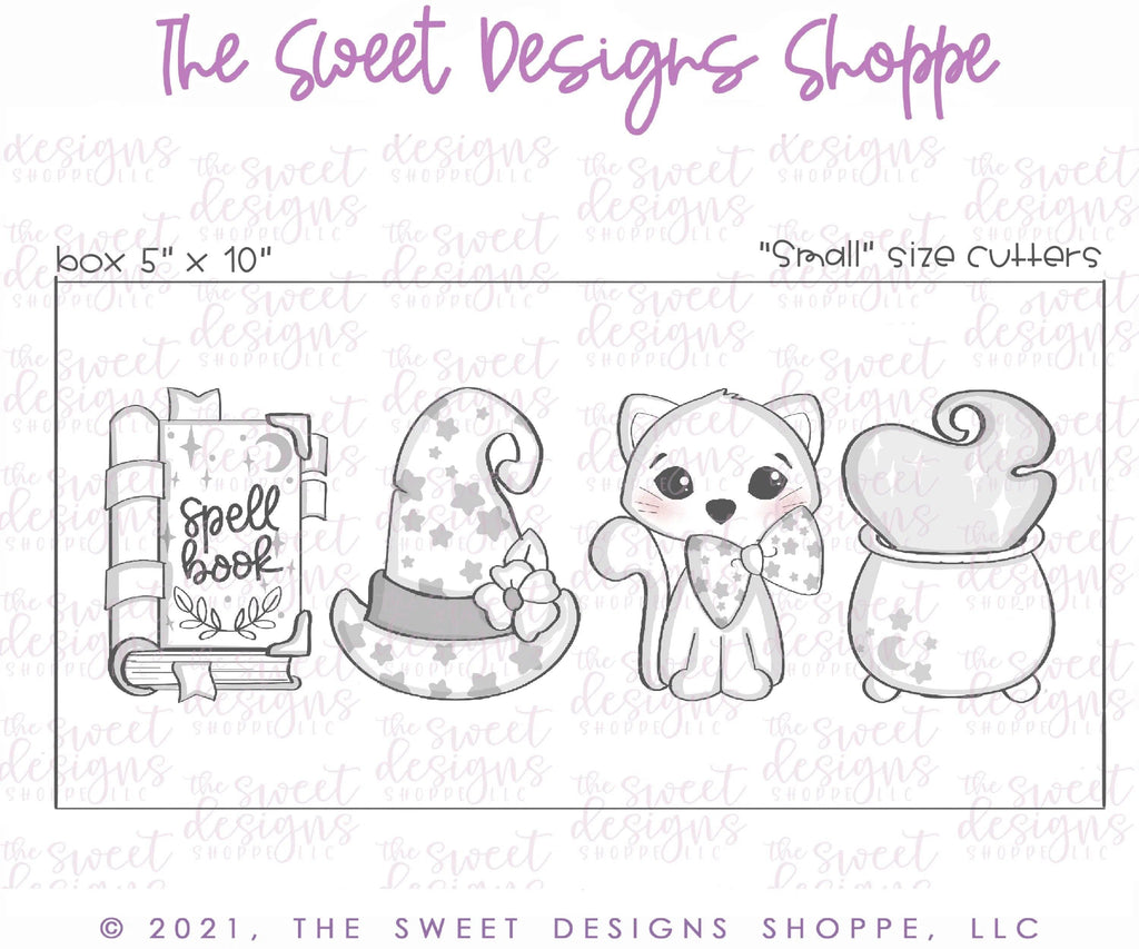 Cookie Cutters - Halloween Witch Set - Cookie Cutters - The Sweet Designs Shoppe - TSDS - - ALL,Cookie Cutter,halloween,Halloween set,Halloween Sets,Mini Sets,Promocode,regular sets,set