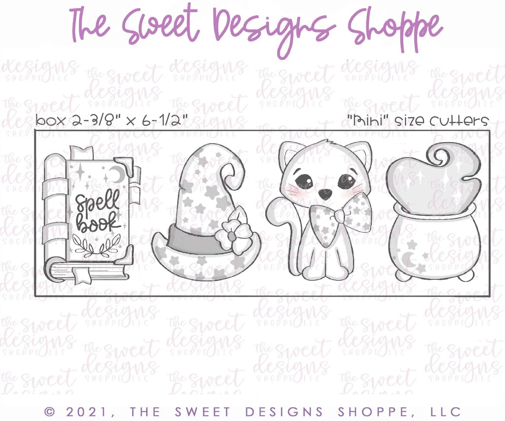 Cookie Cutters - Halloween Witch Set - Cookie Cutters - The Sweet Designs Shoppe - TSDS - - ALL,Cookie Cutter,halloween,Halloween set,Halloween Sets,Mini Sets,Promocode,regular sets,set