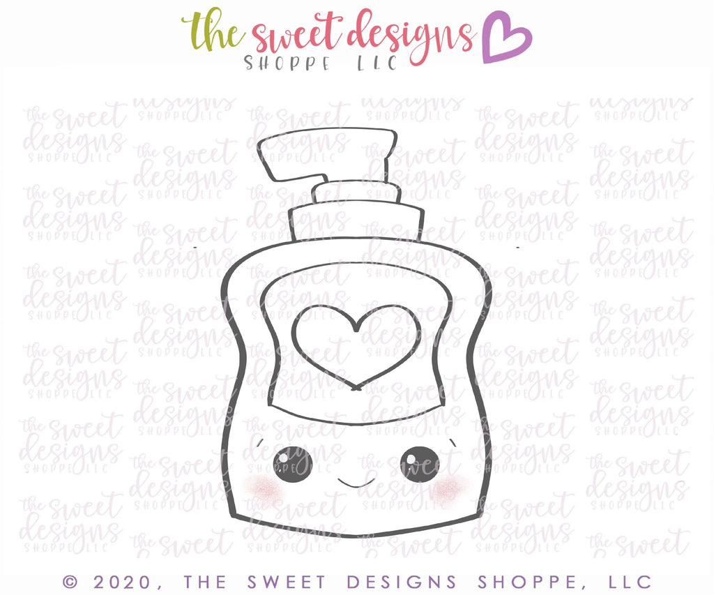 Cookie Cutters - Hand Sanitizer - Cookie Cutter - The Sweet Designs Shoppe - - ALL, Cookie Cutter, Doctor, MEDICAL, NURSE, NURSE APPRECIATION, Promocode