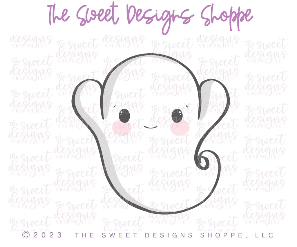 Cookie Cutters - Hands up Ghost - Cookie Cutter - The Sweet Designs Shoppe - - ALL, Boo, Cookie Cutter, Ghost, halloween, Promocode