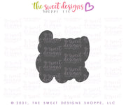 Cookie Cutters - Happy Easter Plaque - Cookie Cutter - The Sweet Designs Shoppe - TSDS - - ALL,Cookie Cutter,Easter,Easter / Spring,Plaque,Plaques,PLAQUES HANDLETTERING,Promocode,STL