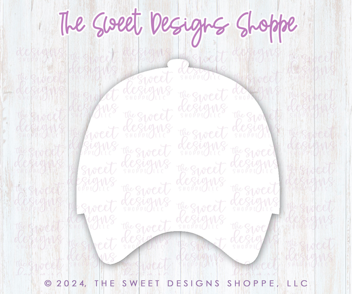 Cookie Cutters - Happy FATHER'S Day Plaque & Baseball Cap Cookie Cutter Set - Set of 2 - Cookie Cutters - The Sweet Designs Shoppe - TSDS - - ALL,baseball,Cookie Cutter,dad,Father,Fathers Day,grandfather,Mini Sets,Plaque,Plaques,PLAQUES HANDLETTERING,Promocode,regular sets,set,sport,sports,STL,Summer