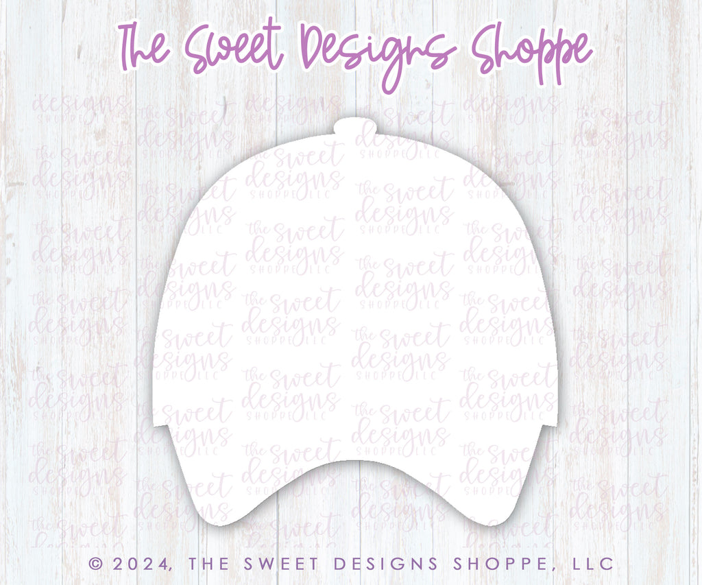 Cookie Cutters - Happy FATHER'S Day Plaque & Baseball Cap Cookie Cutter Set - Set of 2 - Cookie Cutters - The Sweet Designs Shoppe - TSDS - - ALL,baseball,Cookie Cutter,dad,Father,Fathers Day,grandfather,Mini Sets,Plaque,Plaques,PLAQUES HANDLETTERING,Promocode,regular sets,set,sport,sports,STL,Summer