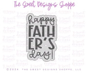 Cookie Cutters - Happy FATHER'S Day Plaque & Baseball Cap Cookie Cutter Set - Set of 2 - Cookie Cutters - The Sweet Designs Shoppe - TSDS - - ALL,baseball,Cookie Cutter,dad,Father,Fathers Day,grandfather,Mini Sets,Plaque,Plaques,PLAQUES HANDLETTERING,Promocode,regular sets,set,sport,sports,STL,Summer
