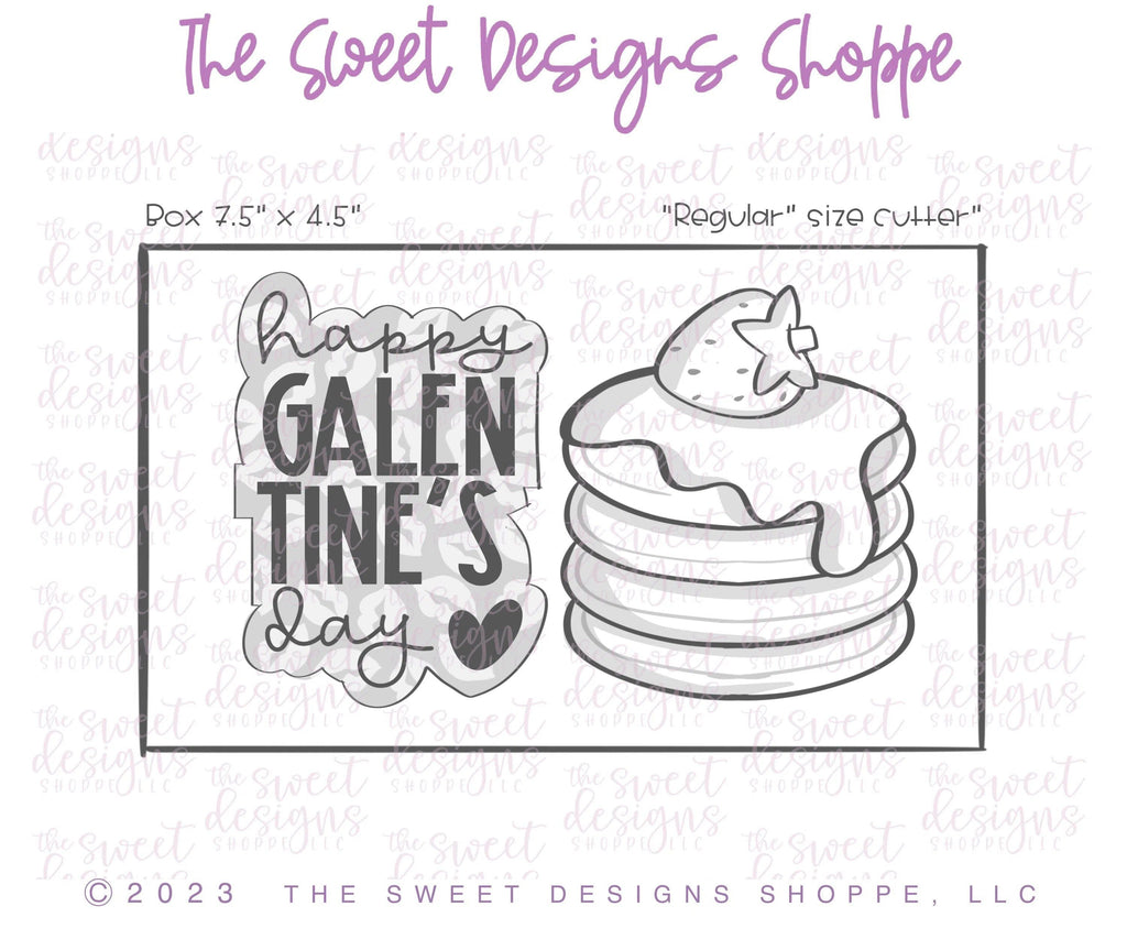 Cookie Cutters - Happy Galentine's Day Set - Set of 2 - Cookie Cutters - The Sweet Designs Shoppe - TSDS - - ALL,Cookie Cutter,Love,Mini Sets,Plaque,Plaques,PLAQUES HANDLETTERING,Promocode,regular sets,set,valentine,valentines