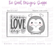 Cookie Cutters - Happy LOVE Day Set - Set of 2 - Cookie Cutters - The Sweet Designs Shoppe - TSDS - - ALL,Animal,Animals,Animals and Insects,Cookie Cutter,Mini Sets,Plaque,Plaques,PLAQUES HANDLETTERING,Promocode,regular sets,set,STL,valentine,valentines