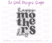 Cookie Cutters - happy mother's day plaque - Cookie Cutter - The Sweet Designs Shoppe - TSDS - - ALL,Cookie Cutter,MOM,Mom Plaque,mother,mothers,Mothers Day,Nurse Appreciation,Plaque,Plaques,PLAQUES HANDLETTERING,Promocode,STL