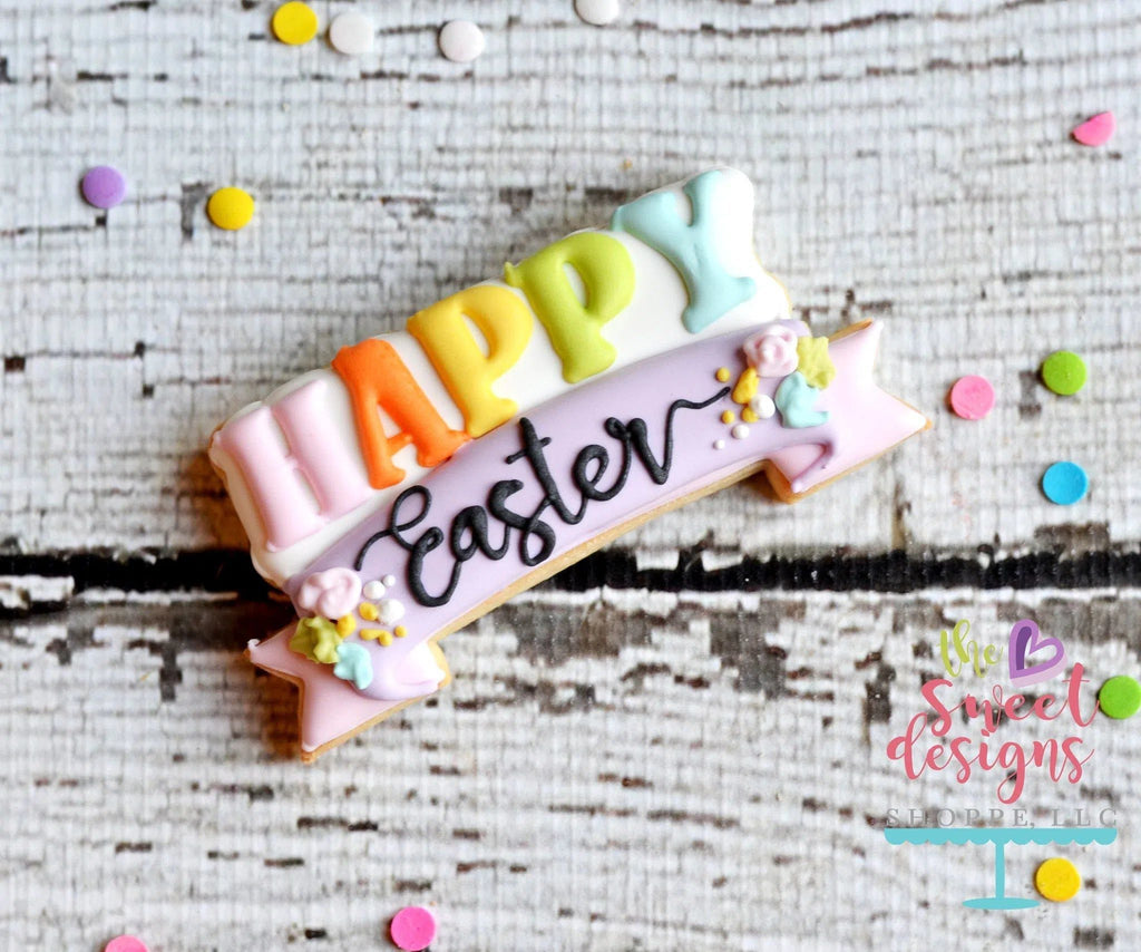 Cookie Cutters - HAPPY Plaque v2- Cookie Cutter - The Sweet Designs Shoppe - TSDS - - ALL,Birthday,Cookie Cutter,Customize,Easter,Fantasy,Plaque,Promocode,STL