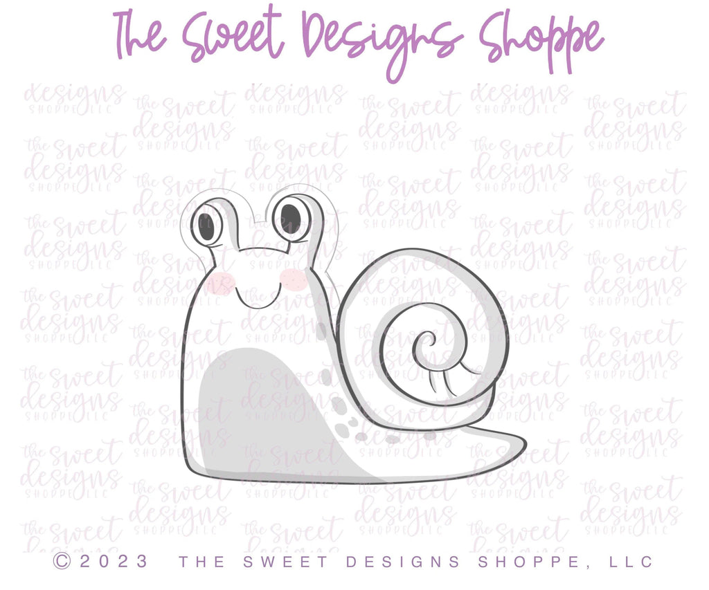 Cookie Cutters - Happy Snail - Cookie Cutter - The Sweet Designs Shoppe - - ALL, Animal, Animals, Animals and Insects, class, Cookie Cutter, Easter, Easter / Spring, kids, Kids / Fantasy, Promocode, Spring