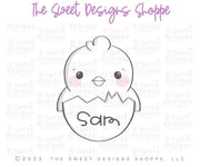 Cookie Cutters - Hatching Chick A - Cookie Cutter - The Sweet Designs Shoppe - TSDS - - ALL,Animal,Animals,Animals and Insects,Chick,Cookie Cutter,Easter,Easter / Spring,Promocode,STL
