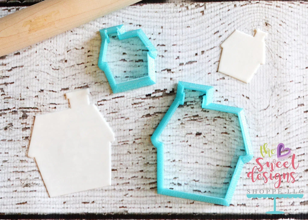 Cookie Cutters - Haunted House / New Home V2 - Cookie Cutter - The Sweet Designs Shoppe - TSDS - - ALL,Christmas,Christmas / Winter,Cookie Cutter,Fall / Halloween,halloween,Home,House,Misc,Miscelaneous,Miscellaneous,Promocode