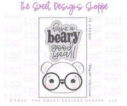 Cookie Cutters - Have a beary good year! Set - Set of 2 - Cookie Cutters - The Sweet Designs Shoppe - TSDS - - ALL,Animals,back to school,Cookie Cutter,Plaque,Plaques,PLAQUES HANDLETTERING,Promocode,regular sets,School,School / Graduation,school supplies,set,STL