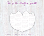 Cookie Cutters - Heart Bottom to be used with TwoPieceSet001 Heads - Cookie Cutter - The Sweet Designs Shoppe - TSDS - - ALL,Cookie Cutter,Heart,Hearts,Holiday,love,Promocode,valentine,valentines,Wedding,Wedding Favors