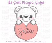 Cookie Cutters - Heart Bottom to be used with TwoPieceSet001 Heads - Cookie Cutter - The Sweet Designs Shoppe - TSDS - - ALL,Cookie Cutter,Heart,Hearts,Holiday,love,Promocode,valentine,valentines,Wedding,Wedding Favors