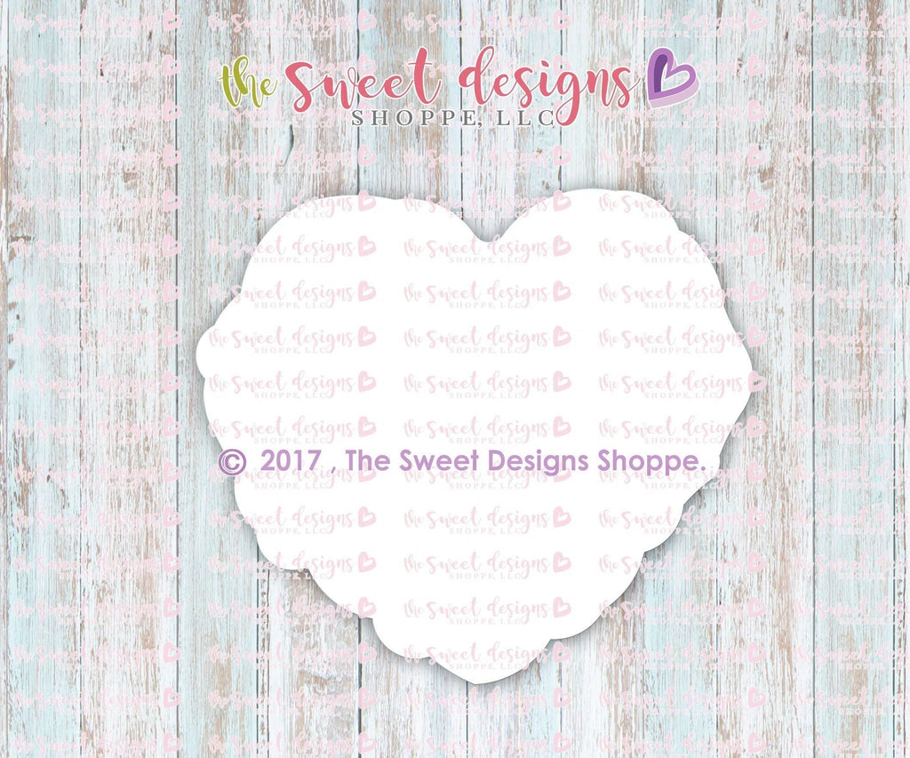 Cookie Cutters - Heart Cookie / Pizza v2- Cookie Cutter - The Sweet Designs Shoppe - TSDS - - ALL,Cookie Cutter,Food,Food & Beverages,Heart,Love,Promocode,Sweets,Valentines