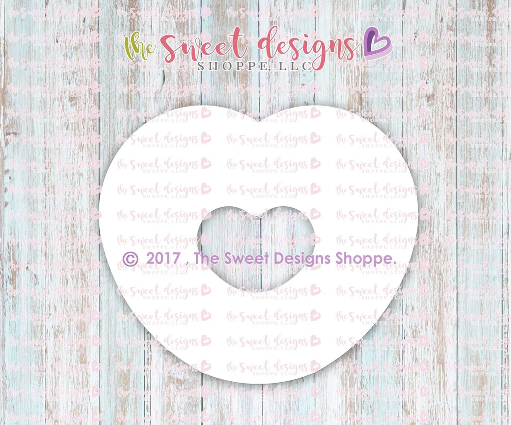 Cookie Cutters - Heart Donut - Cookie Cutter - The Sweet Designs Shoppe - - ALL, Cookie Cutter, couple, couples, Food, Food & Beverages, Heart, Love, Promocode, Sweets, valentine, Valentines