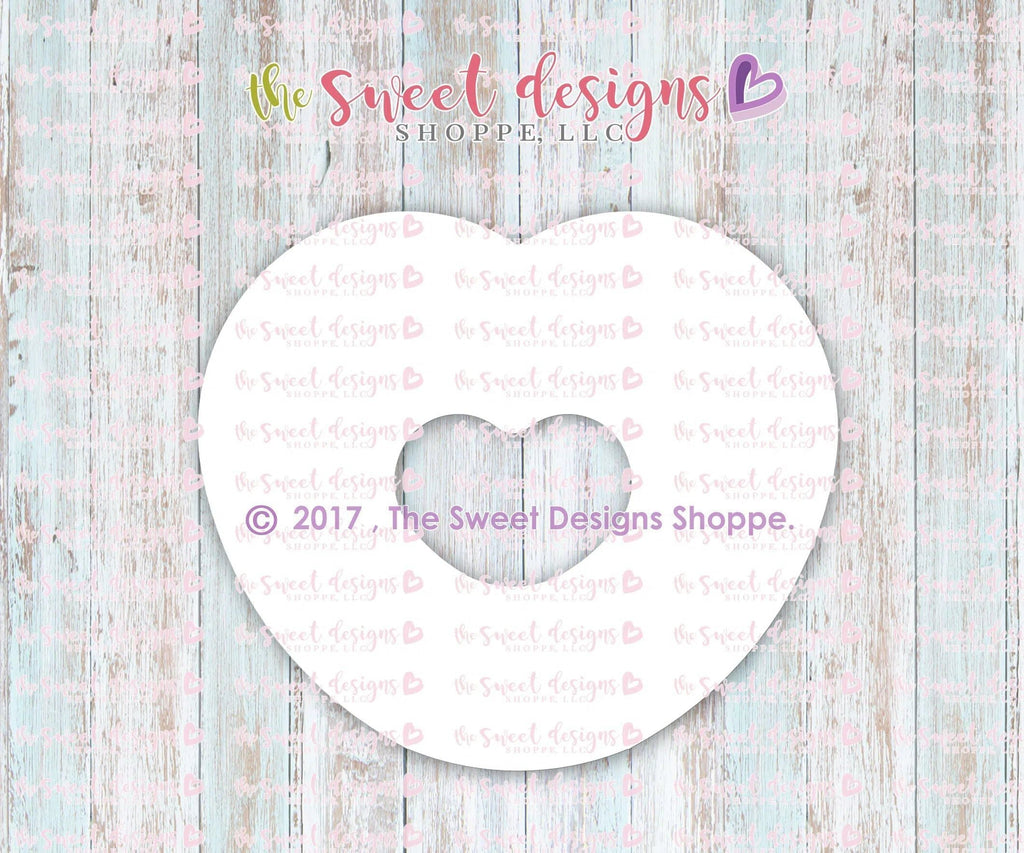 Cookie Cutters - Heart Donut - Cookie Cutter - The Sweet Designs Shoppe - TSDS - - ALL,Cookie Cutter,couple,couples,Food,Food & Beverages,Heart,Love,Promocode,STL,Sweets,valentine,Valentines