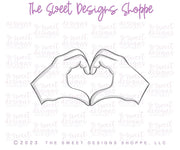 Cookie Cutters - Heart Hands Sign - Cookie Cutter - The Sweet Designs Shoppe - TSDS - - ALL,Cookie Cutter,hand,Love,mother,Mothers Day,Promocode,Sign,valentine,valentines