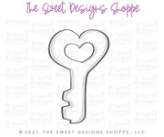 Cookie Cutters - Heart Key - Cookie Cutter - The Sweet Designs Shoppe - TSDS - - ALL,Cookie Cutter,home,House,Misc,Miscelaneous,Miscellaneous,Promocode,Real Estate,RealEstate,valentine,valentines