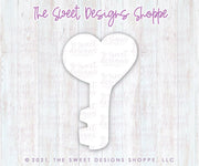 Cookie Cutters - Heart Key - Cookie Cutter - The Sweet Designs Shoppe - TSDS - - ALL,Cookie Cutter,home,House,Misc,Miscelaneous,Miscellaneous,Promocode,Real Estate,RealEstate,valentine,valentines