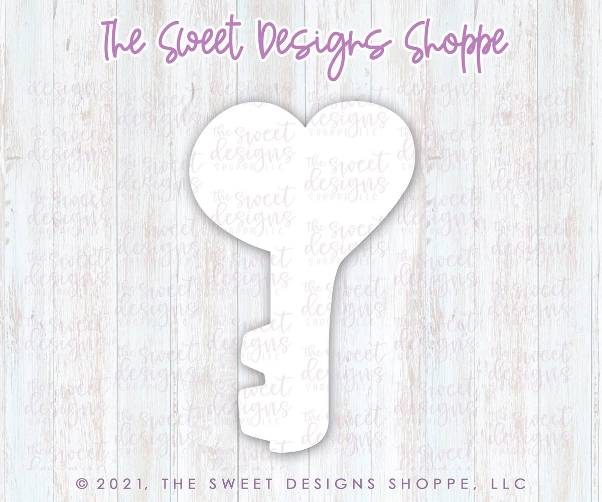 Cookie Cutters - Heart Key - Cookie Cutter - The Sweet Designs Shoppe - TSDS - - ALL,Cookie Cutter,home,House,Misc,Miscelaneous,Miscellaneous,Promocode,Real Estate,RealEstate,valentine,valentines