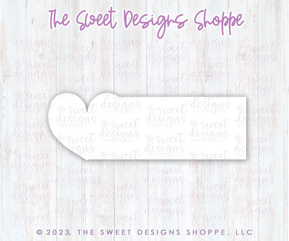 Cookie Cutters - Heart Name Tag - Cookie Cutter - The Sweet Designs Shoppe - TSDS - - ALL,Cookie Cutter,Love,Plaque,Plaques,PLAQUES HANDLETTERING,Promocode,STL,valentine,valentines,Wedding,Wedding Favors