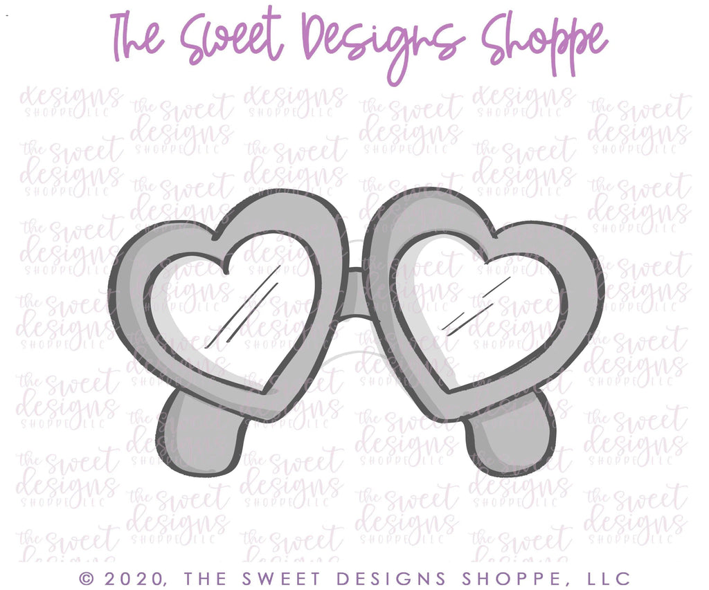 Cookie Cutters - Heart Sunglasses - Cookie Cutter - The Sweet Designs Shoppe - - Accesories, Accessories, accessory, ALL, Clothing / Accessories, Cookie Cutter, hat, Promocode, summer