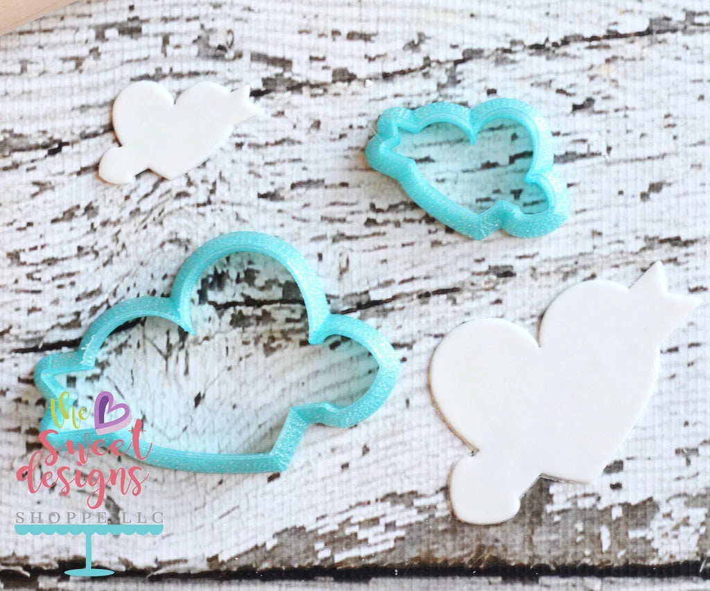 Cookie Cutters - Heart with an Arrow v2- Cookie Cutter - The Sweet Designs Shoppe - - ALL, Arrow, Cookie Cutter, Heart, Love, Miscellaneous, Promocode, Valentines, Wedding