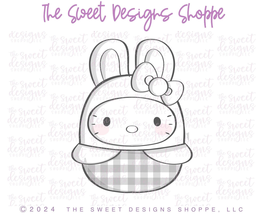 Cookie Cutters - Hello Bunny Plush - Cookie Cutter - The Sweet Designs Shoppe - - ALL, Animal, Animals, Baby / Kids, baby toys, Cookie Cutter, Easter, Easter / Spring, hello kitty, kid, kids, Plush, Promocode, toy, toys