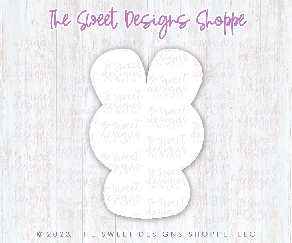 Cookie Cutters - hello PEEPS Plaque & Marshmallow Bunny Cookie Cutter Set - Set of 2 - Cookie Cutters - The Sweet Designs Shoppe - TSDS - - ALL,Animal,Animals,Animals and Insects,Cookie Cutter,Easter,Easter / Spring,Mini Sets,Plaque,Plaques,PLAQUES HANDLETTERING,Promocode,regular sets,set,STL