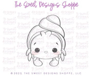 Cookie Cutters - Hermit Crab - Cookie Cutter - The Sweet Designs Shoppe - TSDS - - ALL,Animal,Animals,Cookie Cutter,Lady Milk Stache,Lady MilkStache,LadyMilkStache,nautica,ocean,Promocode,sea,STL,Summer,under the sea