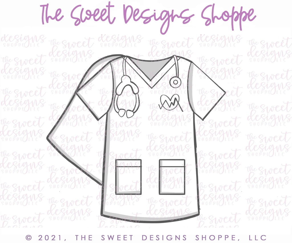 Cookie Cutters - Hero Scrub - Cookie Cutter - The Sweet Designs Shoppe - TSDS - - ALL,Cookie Cutter,Doctor,MEDICAL,NURSE,NURSE APPRECIATION,Promocode