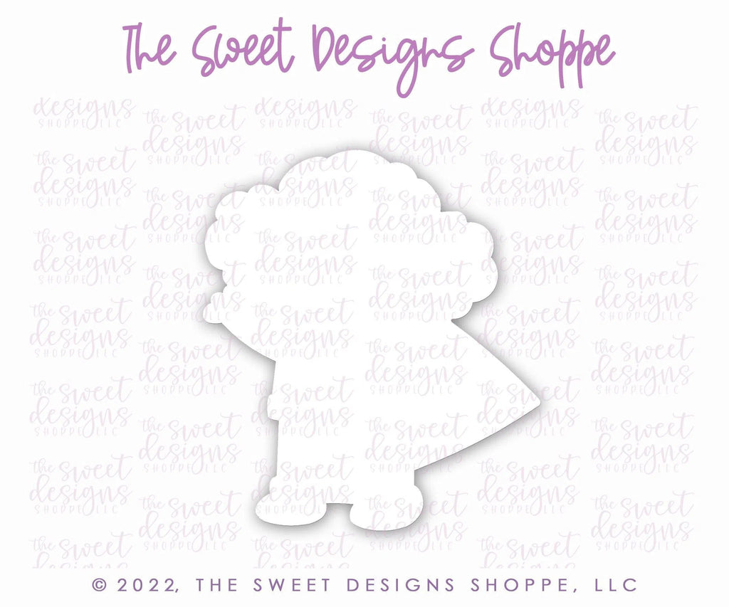 Cookie Cutters - Heroine C - Cookie Cutter - The Sweet Designs Shoppe - TSDS - - ALL,Cookie Cutter,hero,KID,KIDS,Kids / Fantasy,MOM,mother,Mothers Day,Nurse,Nurse Appreciation,Promocode,superhero,Teacher,Teacher Appreciation