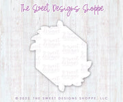 Cookie Cutters - Hexagon Eucalyptus Samuel Plaque - Cookie Cutter - The Sweet Designs Shoppe - TSDS - - ALL,Cookie Cutter,First Communion,handlettering,Plaque,Plaques,PLAQUES HANDLETTERING,Promocode,Religious,STL,Wedding,Wedding Favors