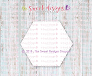 Cookie Cutters - Hexagon / HoneyComb - Cookie Cutter - The Sweet Designs Shoppe - TSDS - - ALL,basic,Basic Shapes,BasicShapes,Cookie Cutter,Miscellaneous,Promocode,Shapes,STL