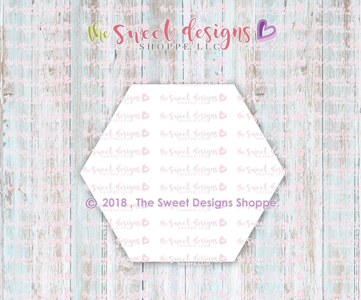 Cookie Cutters - Hexagon / HoneyComb - Cookie Cutter - The Sweet Designs Shoppe - TSDS - - ALL,basic,Basic Shapes,BasicShapes,Cookie Cutter,Miscellaneous,Promocode,Shapes,STL