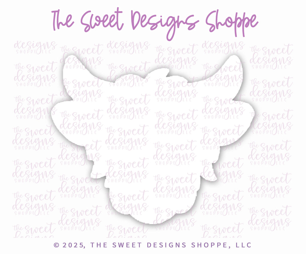 Cookie Cutters - Highland Cute Cow Face - Cookie Cutter - The Sweet Designs Shoppe - TSDS - - ALL,Animal,Animals,Animals and Insects,Cookie Cutter,Promocode,STL