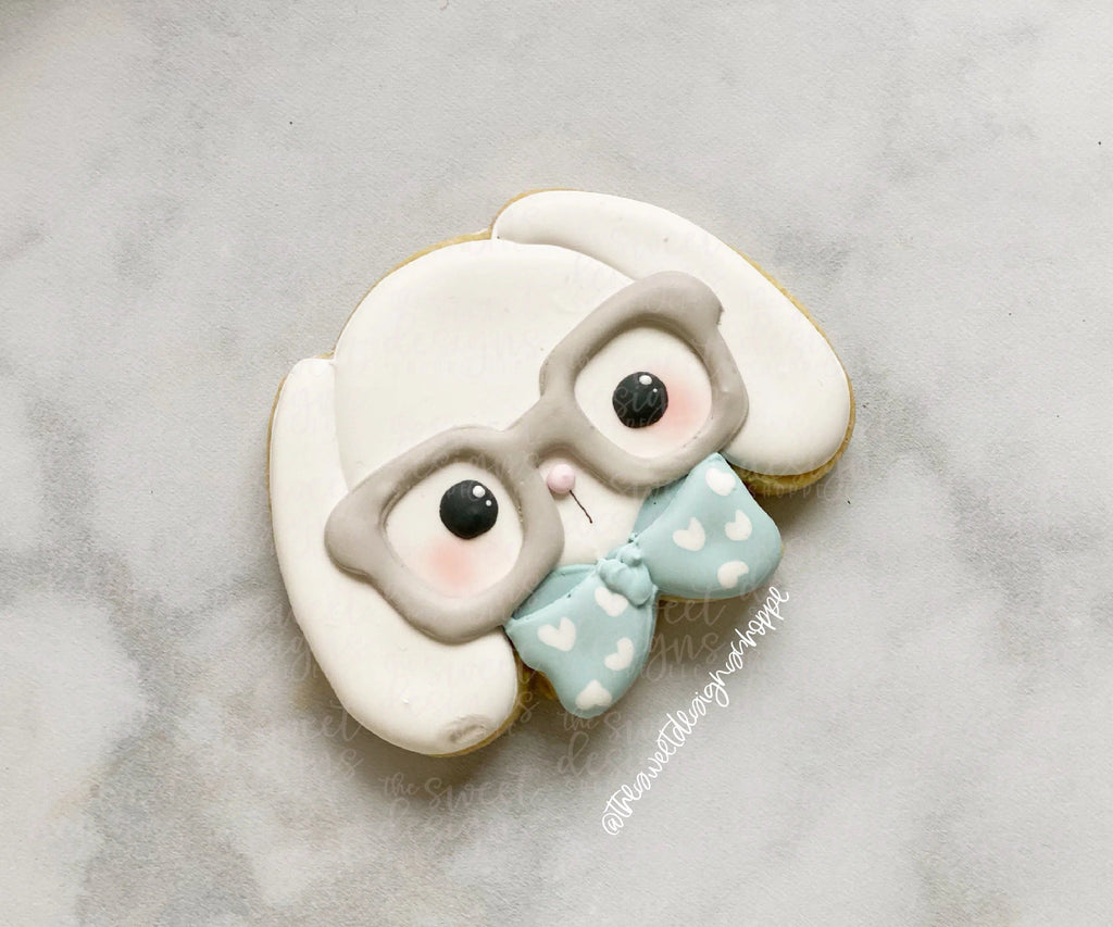 Cookie Cutters - Hipster Bunny Face 2020 - Cookie Cutter - The Sweet Designs Shoppe - TSDS - - ALL,Animal,Animals,Animals and Insects,Cookie Cutter,easter,Easter / Spring,Promocode