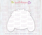 Cookie Cutters - Hipster Bunny Face Set - Set of 2 - Cookie Cutters - The Sweet Designs Shoppe - TSDS - - ALL,Animal,Animals,Cookie Cutter,Easter,Easter / Spring,PLAQUES HANDLETTERING,Promocode,regular sets,set,STL