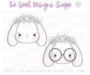 Cookie Cutters - Hipster Bunny Face Set - Set of 2 - Cookie Cutters - The Sweet Designs Shoppe - TSDS - - ALL,Animal,Animals,Cookie Cutter,Easter,Easter / Spring,PLAQUES HANDLETTERING,Promocode,regular sets,set,STL