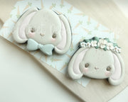 Cookie Cutters - Hipster Bunny Face Set - Set of 2 - Cookie Cutters - The Sweet Designs Shoppe - TSDS - - ALL,Animal,Animals,Cookie Cutter,Easter,Easter / Spring,PLAQUES HANDLETTERING,Promocode,regular sets,set,STL