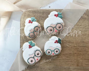 Cookie Cutters - Hipster Mrs. Claus Face - Cookie Cutter - The Sweet Designs Shoppe - TSDS - - Advent Calendar,ALL,Christmas,Christmas / Winter,Cookie Cutter,Decoration,MRS Clause,Promocode,STL,Winter