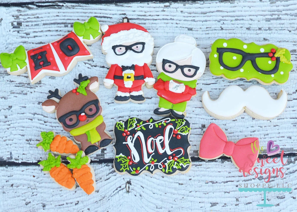 Cookie Cutters - Hipster Mrs. Claus v2- Cookie Cutter - The Sweet Designs Shoppe - - ALL, Christmas, Christmas / Winter, Cookie Cutter, Decoration, Ornament, Promocode, Santa Claus, Winter