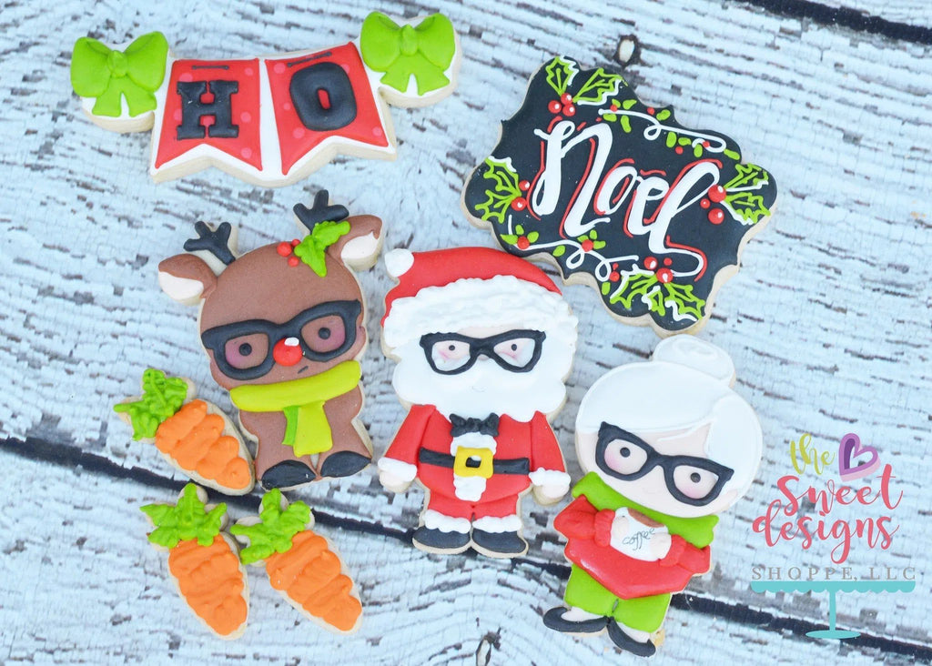 Cookie Cutters - Hipster Mrs. Claus v2- Cookie Cutter - The Sweet Designs Shoppe - - ALL, Christmas, Christmas / Winter, Cookie Cutter, Decoration, Ornament, Promocode, Santa Claus, Winter