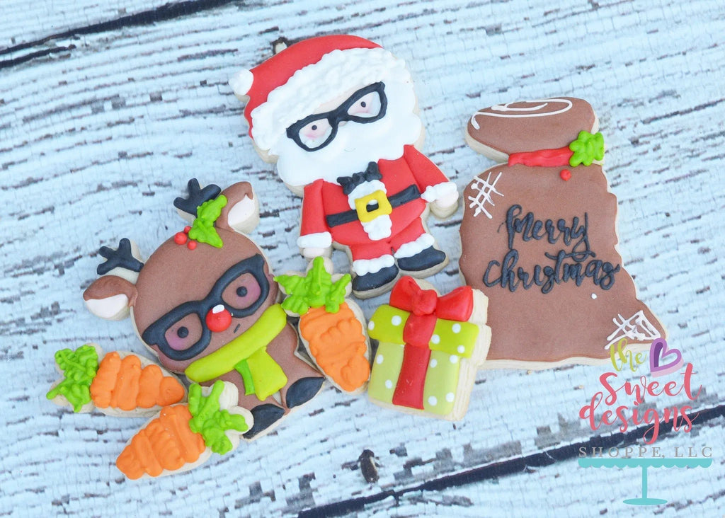 Cookie Cutters - Hipster Santa v2- Cookie Cutter - The Sweet Designs Shoppe - - ALL, Christmas, Christmas / Winter, Cookie Cutter, Decoration, Promocode, Santa Claus, Winter