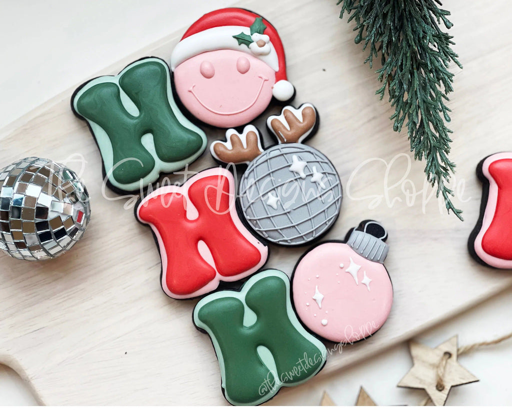 Cookie Cutters - Ho Ho Ho Christmas Set - Set of 4 - Cookie Cutters - The Sweet Designs Shoppe - Set of 4 - Mini Size Cutters - ALL, Christmas, Christmas / Winter, Cookie Cutter, Mini Sets, Promocode, regular sets, Santa, Santa Claus, set, Winter