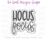 Cookie Cutters - HOCUS POCUS Plaque - Cookie Cutter - The Sweet Designs Shoppe - TSDS - - ALL,Cookie Cutter,halloween,handlettering,Hocus pocus,Plaque,Plaques,PLAQUES HANDLETTERING,Promocode,STL,Witch