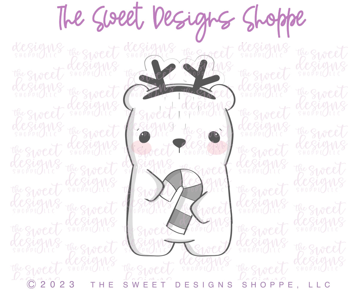 Cookie Cutters - Holiday Bears Cookie Cutters Set - Set of 4 - Cookie Cutters - The Sweet Designs Shoppe - TSDS - - ALL,Animal,Animals,Animals and Insects,Christmas,Christmas / Winter,Christmas Cookies,Cookie Cutter,Mini Sets,Promocode,regular sets,set